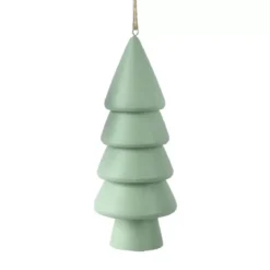 Abete da appendere in legno (H15 cm) Armonia Menta bianca