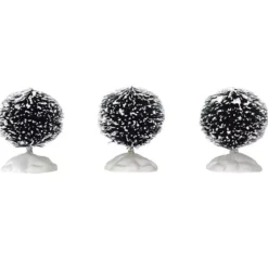 Accessori Lemax Set di 3 alberelli rotondi