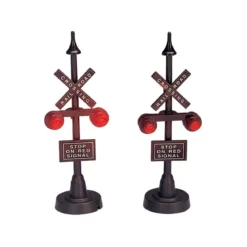 Accessori Lemax Set di 2 semafori a pile