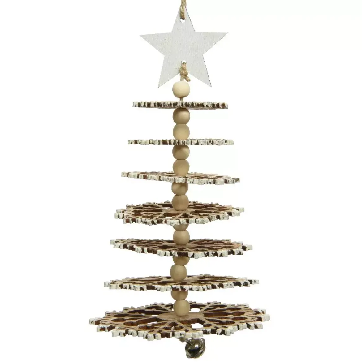 Alberi di Natale in legno Valdo Bianco