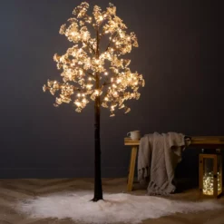Alberi luminosi 126 LED (H150 cm) Ciliegio in fiore Bianco caldo