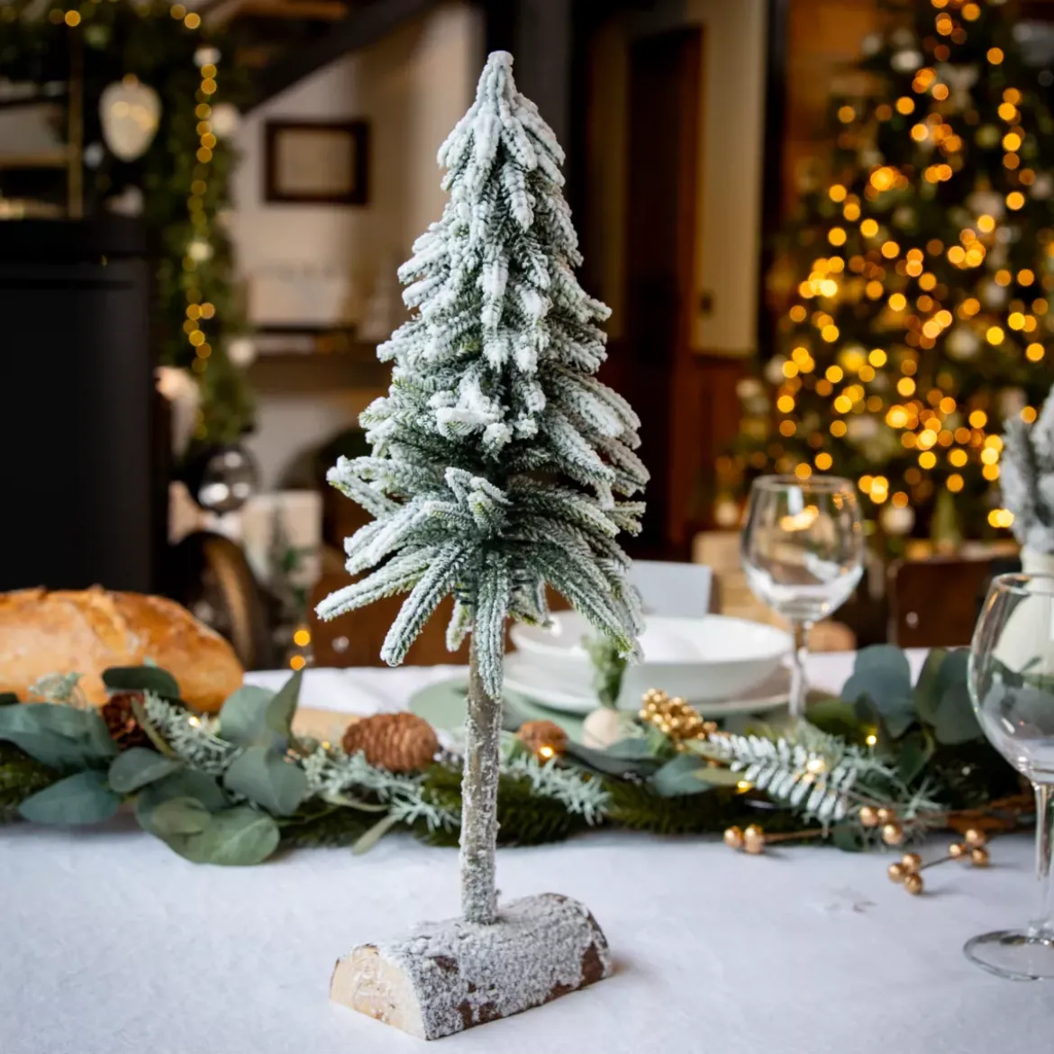 Albero artificiale da tavolo Costy Alt. 45 cm Verde smeraldo