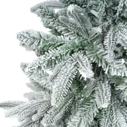 Albero di Natale artificiale (H240 cm) Glockner Verde innevato