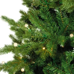 Albero di Natale artificiale luminoso 600 LED (H240 cm) Idaho Verde abete