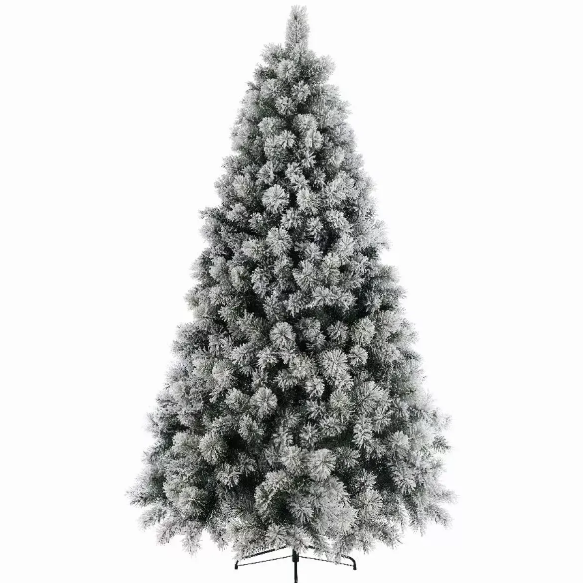 Albero di Natale artificiale Edmonton Alt. 210 cm Verde innevato