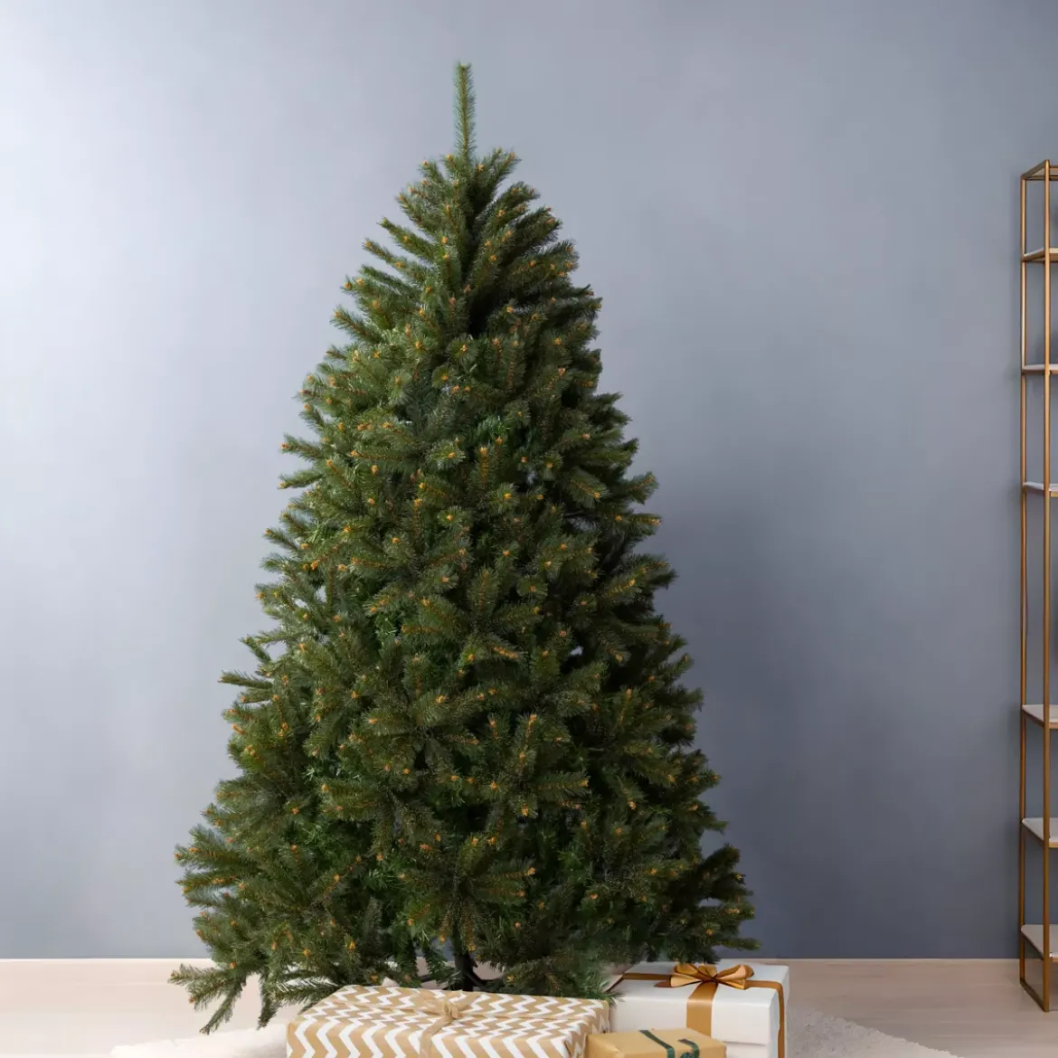 Albero di Natale artificiale H240 cm Stockholm Verde sfumato