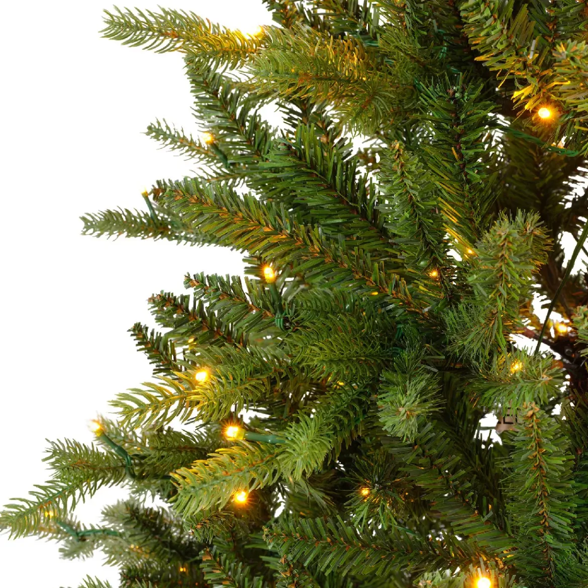 Albero di Natale artificiale luminoso (220 LED) H150 cm Allix Verde abete