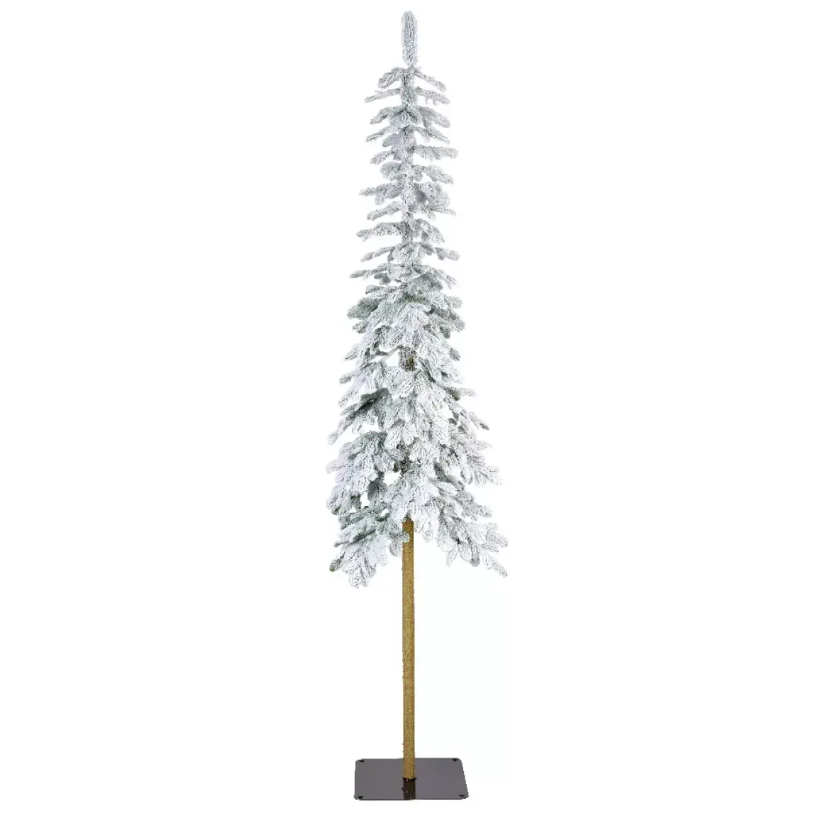 Albero di Natale artificiale Sierra Alt. 240 cm Verde innevato
