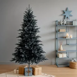 Albero di Natale artificiale (H180 cm) Monaco Nero