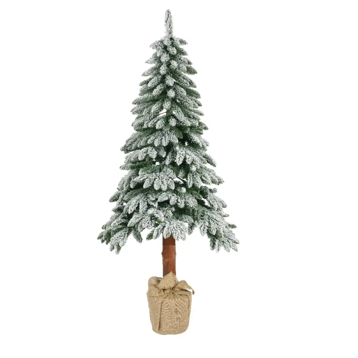 Albero di Natale artificiale Tora Verde innevato H270 cm