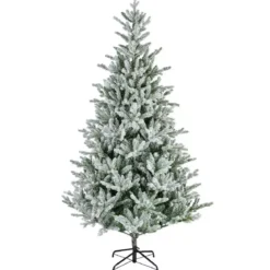 Albero di Natale artificiale Allix Alt. 298 cm Verde innevato