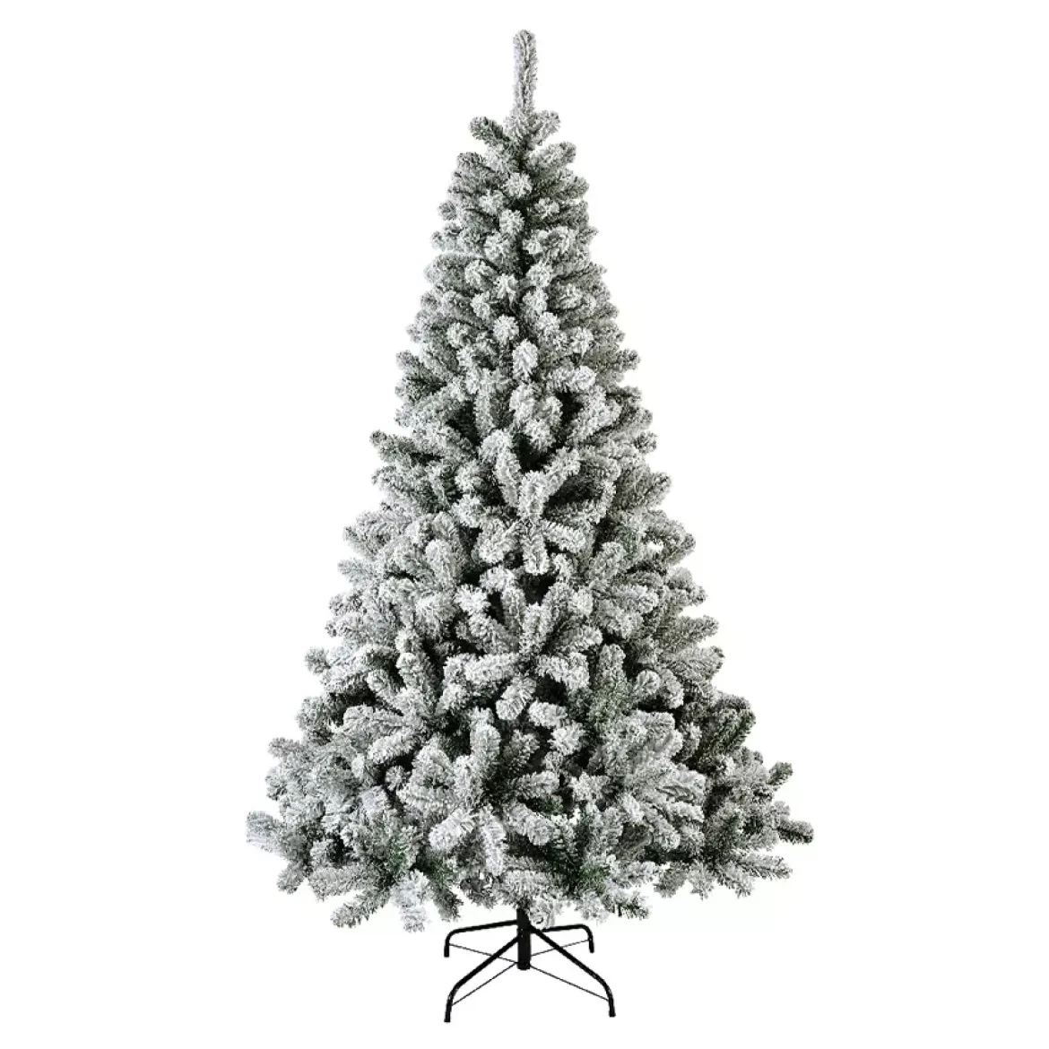 Albero di Natale artificiale H300 cm King Verde innevato