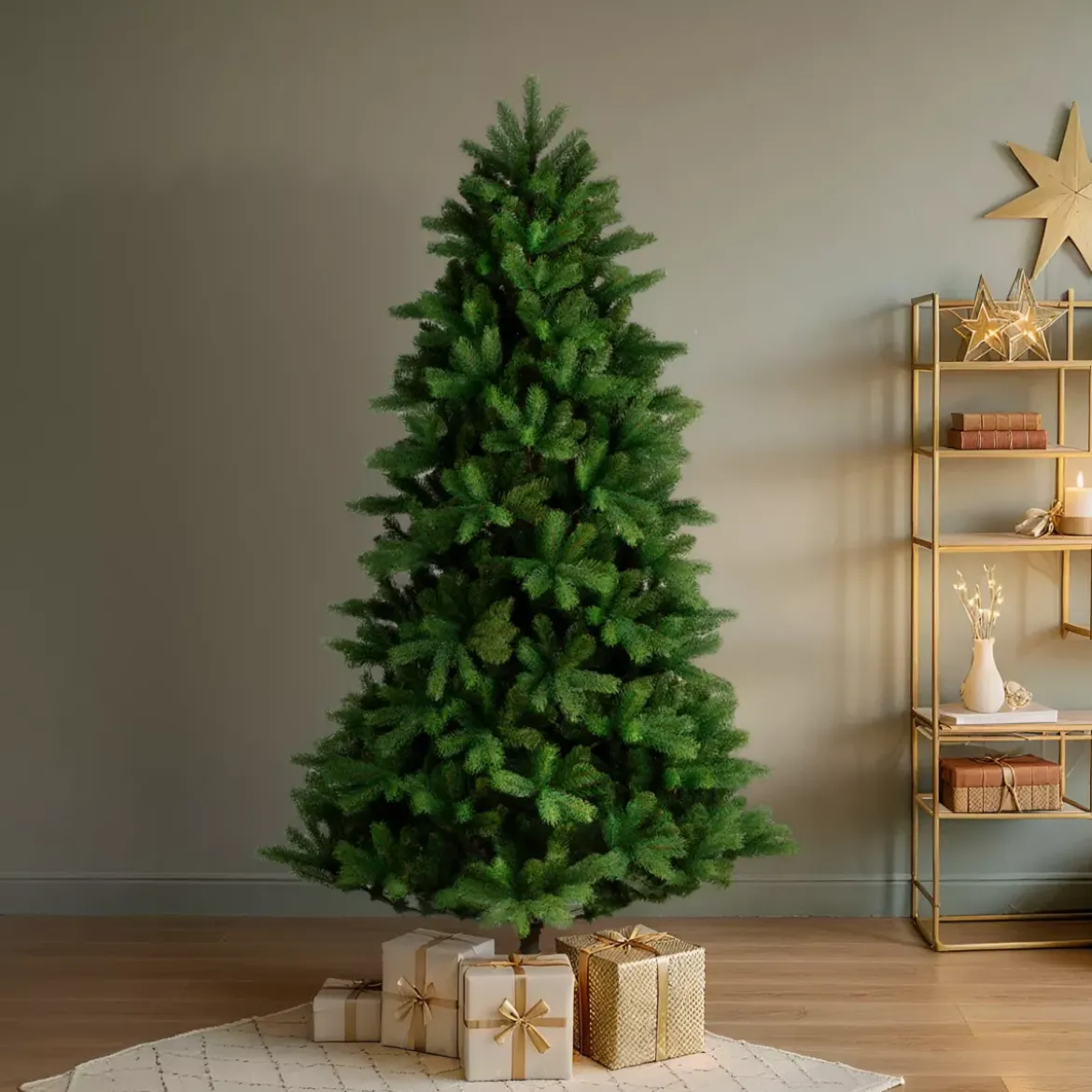 Albero di Natale artificiale esterno (H180 cm) Montana Verde abete