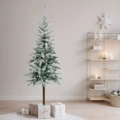 Albero di Natale artificiale (H180 cm) Glockner Verde innevato