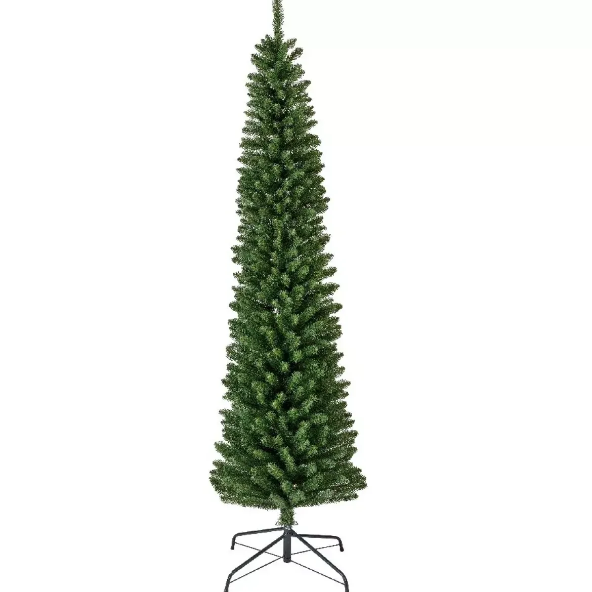 Albero di Natale artificiale Narrow Alt. 180 cm Verde abete