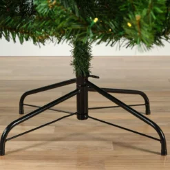 Albero di Natale artificiale luminoso 640 LED H300 cm King Verde abete