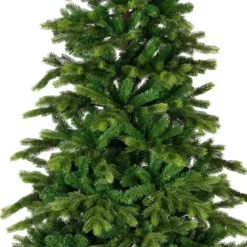 Albero di Natale artificiale Caucasia Nordmann Alt. 210 cm Verde abete