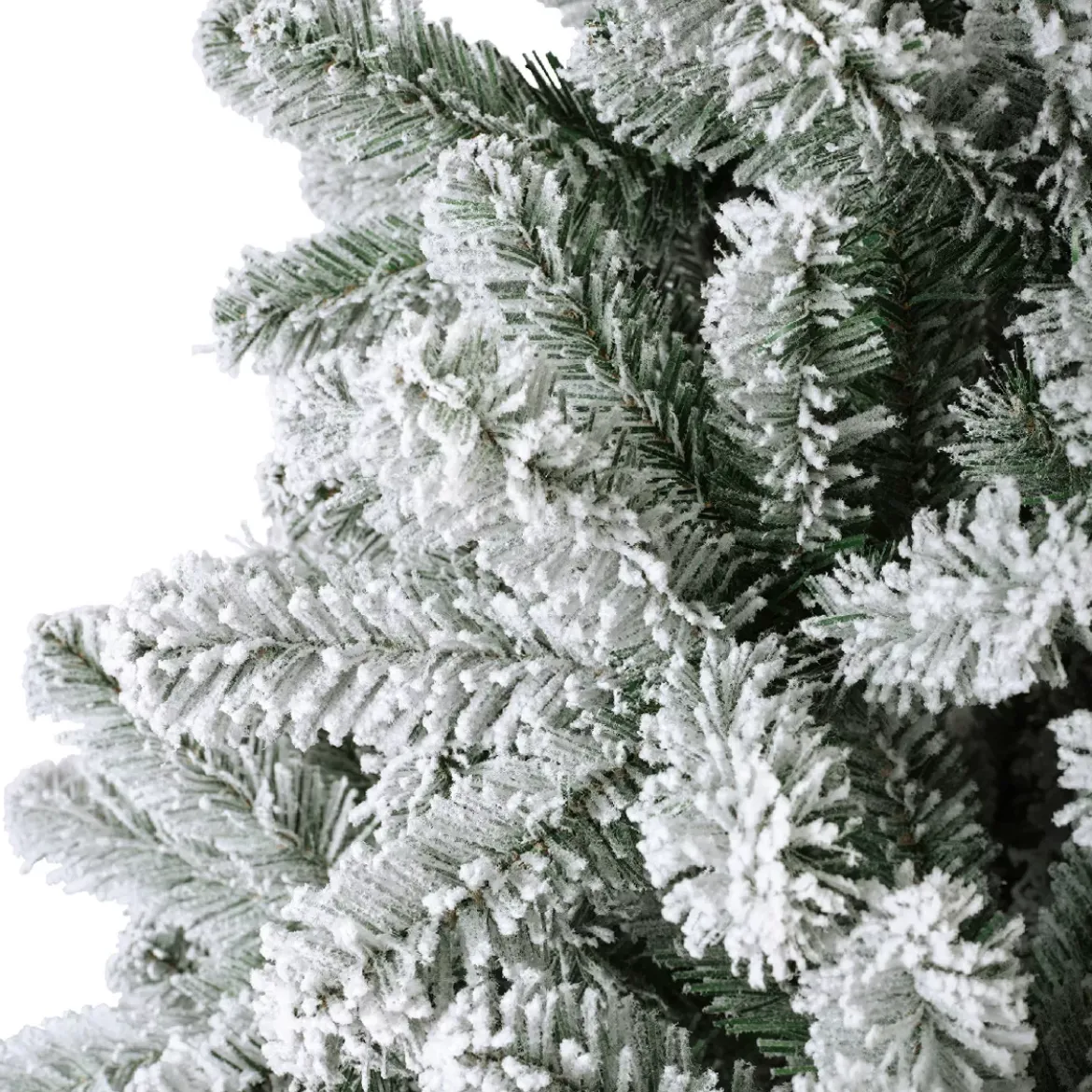 Albero di Natale artificiale King Alt. 150 cm Verde innevato