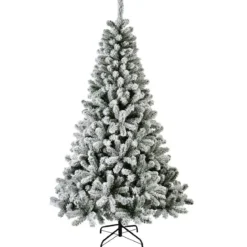 Albero di Natale artificiale King Alt. 180 cm Verde innevato