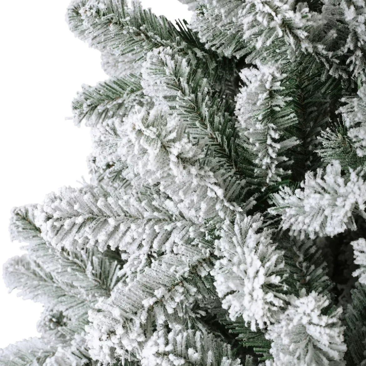 Albero di Natale artificiale King Alt. 180 cm Verde innevato
