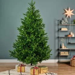 Albero di Natale artificiale (H210 cm) Abies Nordmann Verde abete