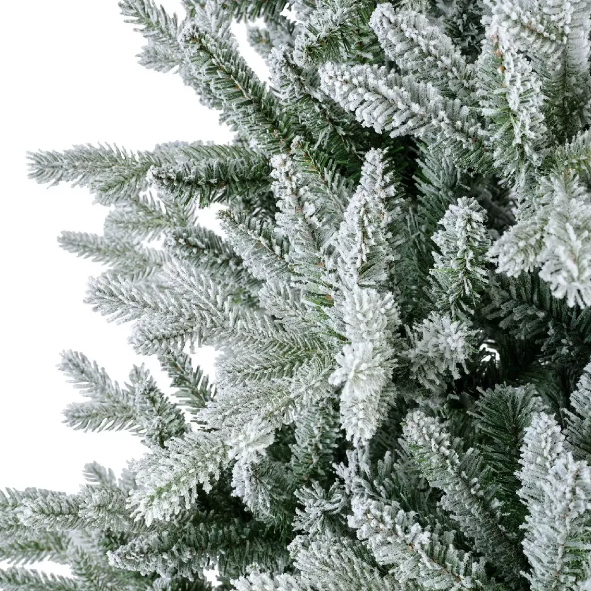 Albero di Natale artificiale Allix Alt. 240 cm Verde innevato