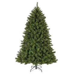 Albero di Natale artificiale (H300 cm) Stockholm Verde con finitura perlata