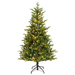 Albero di Natale artificiale luminoso 320 LED (H180 cm) Allix Verde abete