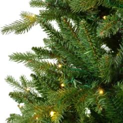 Albero di Natale artificiale luminoso 430 LED (H210 cm) Allix Verde abete
