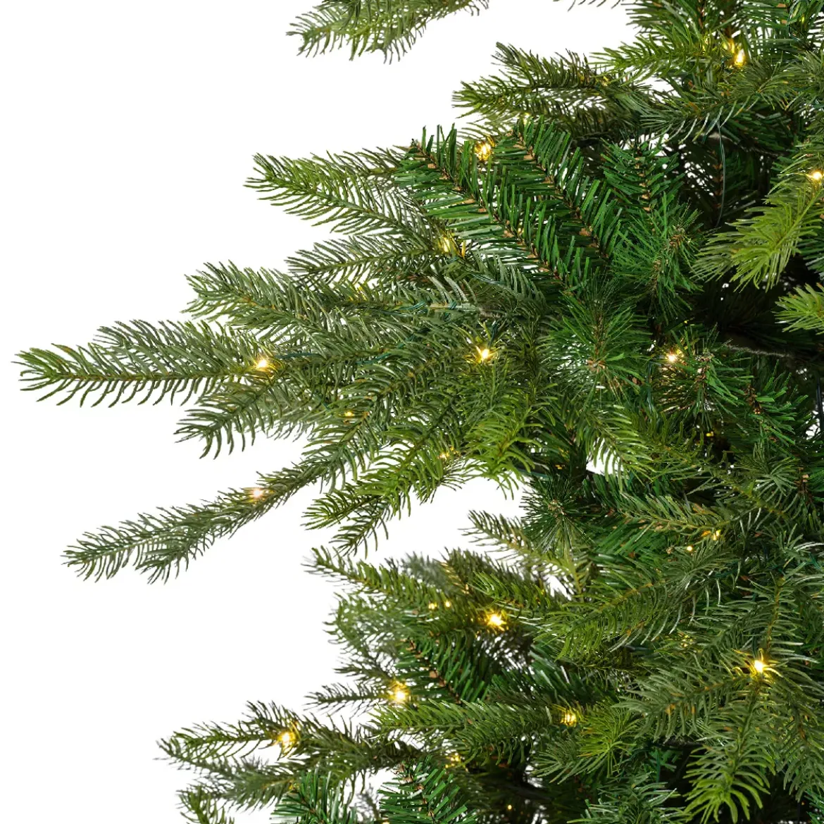 Albero di Natale artificiale luminoso 550 LED H210 cm Glorious Verde abete