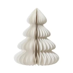 Albero di Natale in carta da posizionare (H60 cm) Chiusura Magnetica Bianca