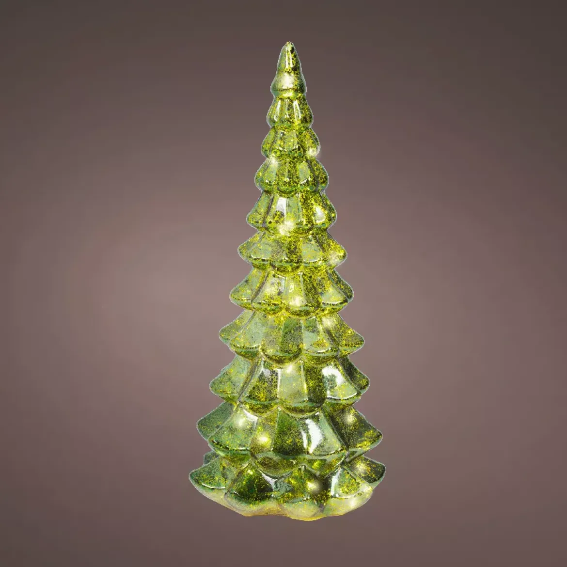 Albero di Natale luminoso con pile 20 LED (H32 cm) Eternel Verde