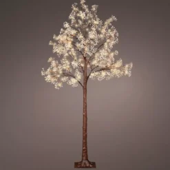 Albero luminoso Gypsophile Altezza 180 cm Bianco caldo