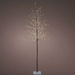 Albero luminoso 360 LED (H180 cm) Betulla invernale Bianco caldo