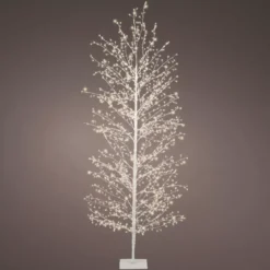 Albero luminoso 1755 LED (H180 cm) Christmas Luxe Bianco e bianco caldo
