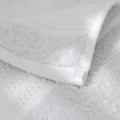 Asciugamano bagno cotone bio (30 x 50 cm) Méline Bianco chantilly