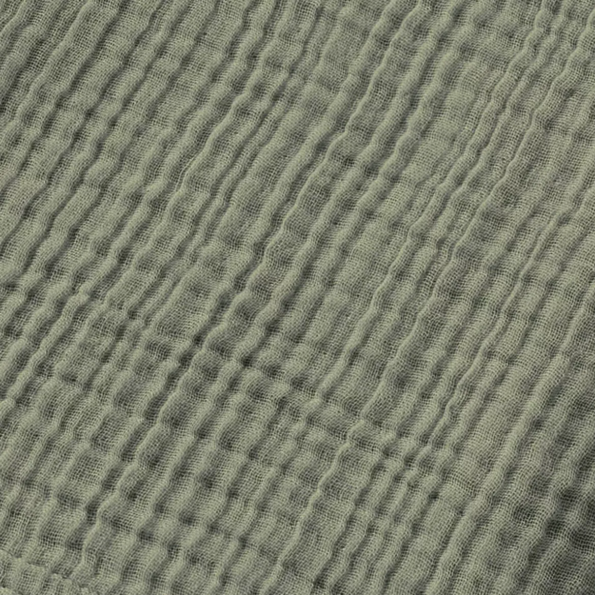 Asciugamano da bagno in garza di cotone (30 x 50 cm) Gaïa Verde rosmarino