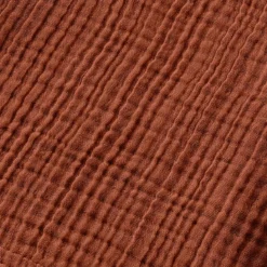 Asciugamano da bagno in garza di cotone (70 x 130 cm) Gaia Terracotta
