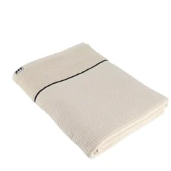 Asciugamano da bagno nido d'ape (70 x 130 cm) Japandi Beige