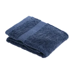 Asciugamano in cotone (30 x 50 cm) Timeless Blu navy