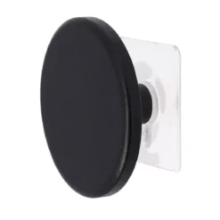 Attaccapanni da parete adesivo (D8,5 cm) Easy Chic Nero