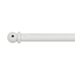 Bacchette allungabili rotonde (L40 - 60 cm /D7 mm) Pietro Bianco opaco