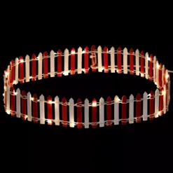 Barriera luminosa in legno (H9 cm) per villaggio