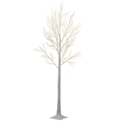 Betulla luminosa Lumina Alt. 220 cm Bianco caldo