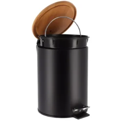 Cestino a pedale con chiusura rallentata Timeless Nero