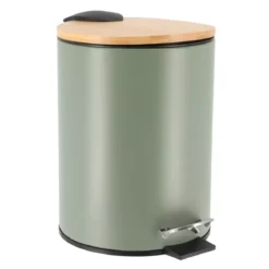 Cestino a pedale con chiusura rallentata Timeless Cachi