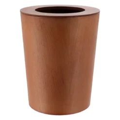 Cestino per il bagno in legno Louise Marrone