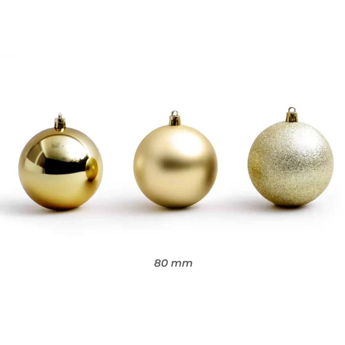 Confezione di 30 palline di Natale (D80 mm) New Alpine Oro