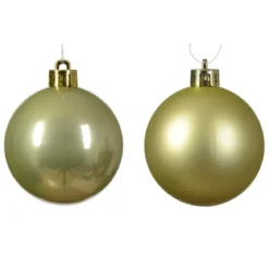 Confezione di 12 palline di Natale (D60 mm) Alpine Pistacchio