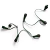Connettore cavo verde 6 ghirlande sistema LED Collegabili